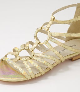 PRATIK DJ GOLD PETROL SHRUNKEN LEATHER