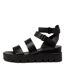 RHEAN DJ BLACK BLACK&BLACK LEATHER SOLE