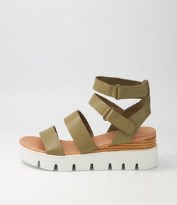 RHEAN DJ KHAKI LEATHER