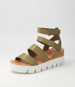 RHEAN DJ KHAKI LEATHER
