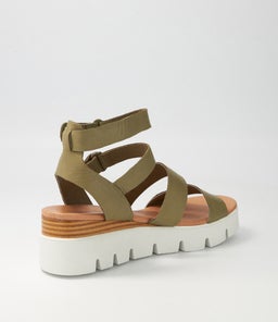 RHEAN DJ KHAKI LEATHER