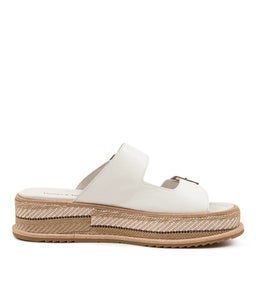 VISHU DJ WHITE LEATHER