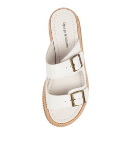 VISHU DJ WHITE LEATHER