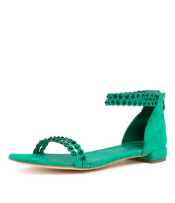 LEDLAS DJL EMERALD EMERALD SUEDE JEWELS