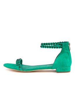 LEDLAS DJL EMERALD EMERALD SUEDE JEWELS