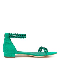 LEDLAS DJL EMERALD EMERALD SUEDE JEWELS