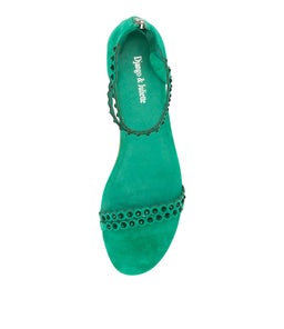 LEDLAS DJL EMERALD EMERALD SUEDE JEWELS