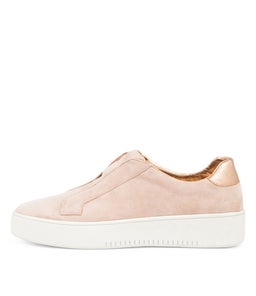 LIA DJ NUDE PALE ROSE GOLD SUEDE LEATHER