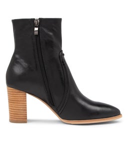 ANAHI DJ BLACK NATURAL HEEL LEATHER