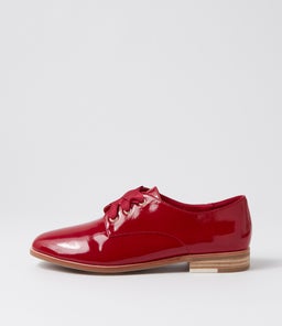 BIPKA DJ DK RED WRINKLE PATENT