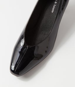 CHESE DJ BLACK PATENT LEATHER