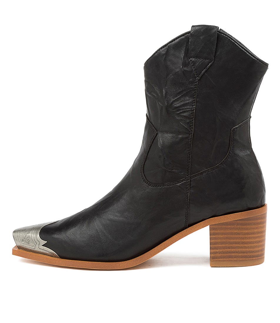 Buy Django & Juliette Drexel Dj Black Ankle Boots online with free shipping