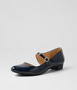 EDNA DJ NAVY PATENT LEATHER