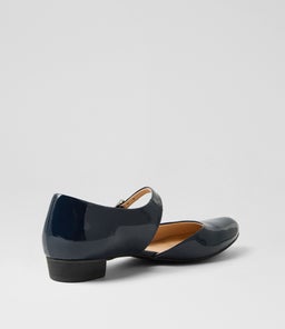 EDNA DJ NAVY PATENT LEATHER