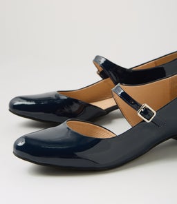 EDNA DJ NAVY PATENT LEATHER