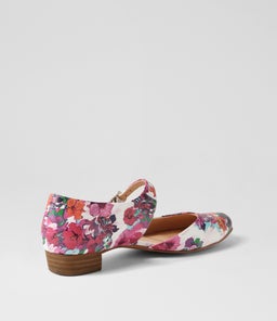 EDNA DJ POPPY PRINT LEATHER