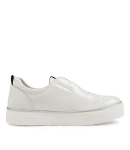 FREDIE DJ WHITE PATENT LEATHER