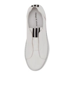 FREDIE DJ WHITE PATENT LEATHER