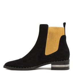 FORDA DJ BLACK OLD GOLD SUEDE ELASTIC