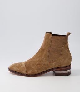 FORDA DJ LT CHOC BRONZE SUEDE ELASTIC