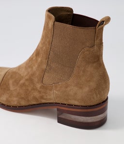 FORDA DJ LT CHOC BRONZE SUEDE ELASTIC