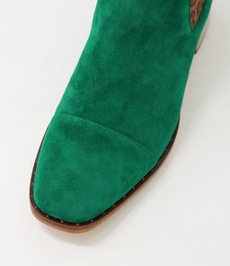FORDA DJ DK EMERALD LEOPARD SUEDE ELASTIC