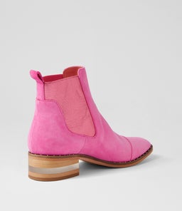 FORDA DJ LIPSTICK PINK METALLIC SUEDE ELASTIC