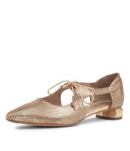 FARLIA DJ OLD GOLD CUT LEATHER