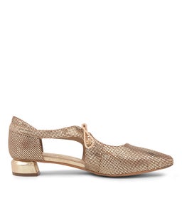 FARLIA DJ OLD GOLD CUT LEATHER