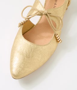 FARLIA DJ GOLD SCRIBBLE LEATHER