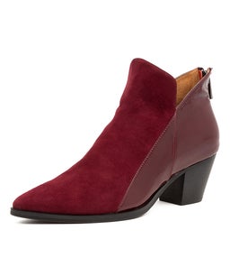 GIOVANA DJ BURGUNDY BURGUNDY SUEDE PATENT
