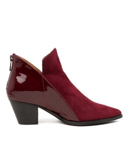 GIOVANA DJ BURGUNDY BURGUNDY SUEDE PATENT