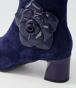 JHETT DJ NAVY SUEDE PATENT