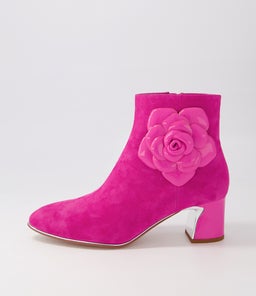 JHETT DJ FUCHSIA SUEDE PATENT