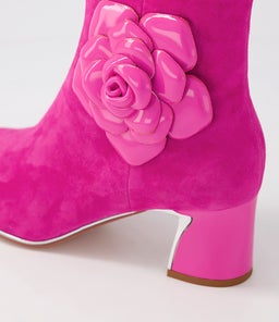 JHETT DJ FUCHSIA SUEDE PATENT