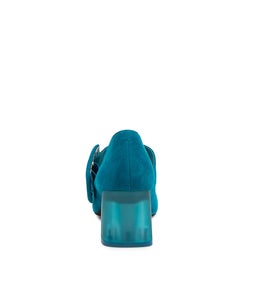 MILSOM DJ TEAL SUEDE
