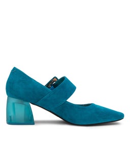 MILSOM DJ TEAL SUEDE