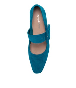 MILSOM DJ TEAL SUEDE