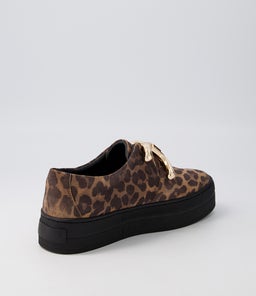 SHELINA DJ BLACK&CAMEL BLACK SOLE LEOPARD