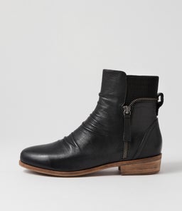 SAWYERY DJ BLACK LEATHER ELASTIC