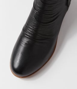 SAWYERY DJ BLACK LEATHER ELASTIC