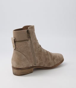 SAWYERY DJ TAUPE SUEDE ELASTIC