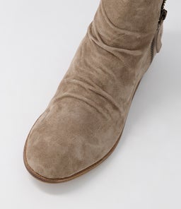SAWYERY DJ TAUPE SUEDE ELASTIC