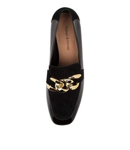 VIVANDY DJ BLACK PATENT SUEDE