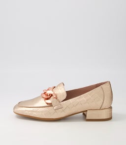 VIVANDY DJ ROSE GOLD CROC LEATHER