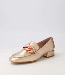 VIVANDY DJ ROSE GOLD CROC LEATHER