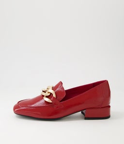 VIVANDY DJ DK RED PATENT LEATHER