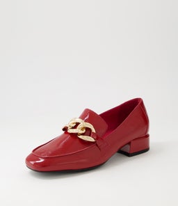 VIVANDY DJ DK RED PATENT LEATHER