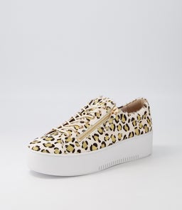 WOLFIE DJ WHITE&GOLD LEOPARD PONY