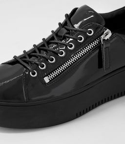 WOLFIE DJ BLACK BLACK SOLE PATENT LEATHER